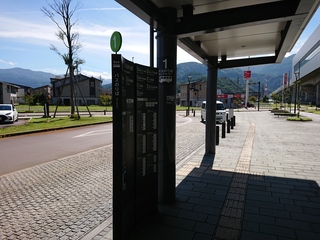 飯山駅1番のりば