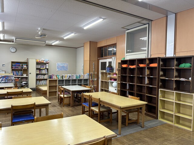 放課後児童クラブの教室の様子